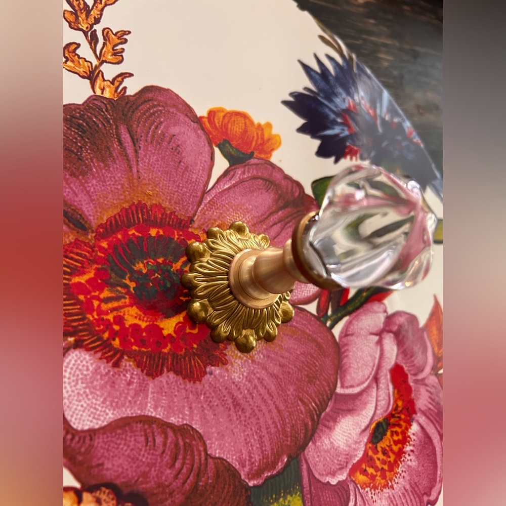 Mackenzie Childs floral cheese Course platter - Picture 12 of 15